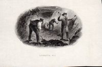 Miners Vignette Banknote Engraving